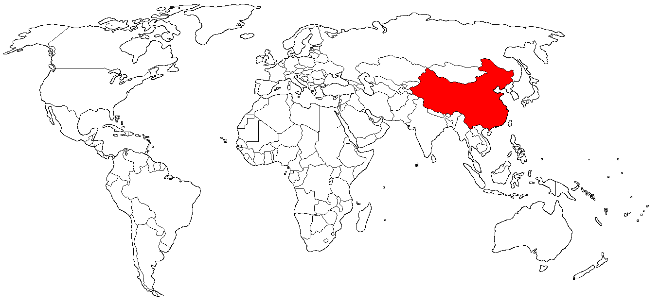 Resultado de imagen de CHINA MAPAMUNDI